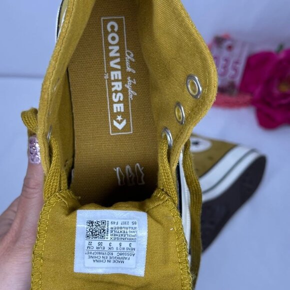 Converse Chuck Taylor Star 70 Suede Sandy Taupe Brown High Top Sneakers Size 5 - Picture 9 of 12